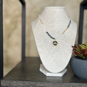 Women's Bumble Bee Pendant Handmade Neclace.